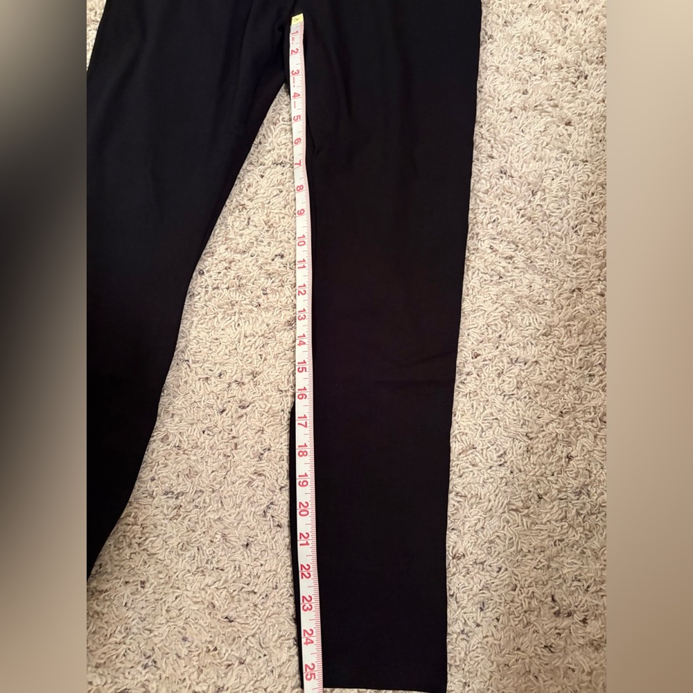 Simply Vera Vera Wang Black Stretch Leggings - Picture 3 of 4